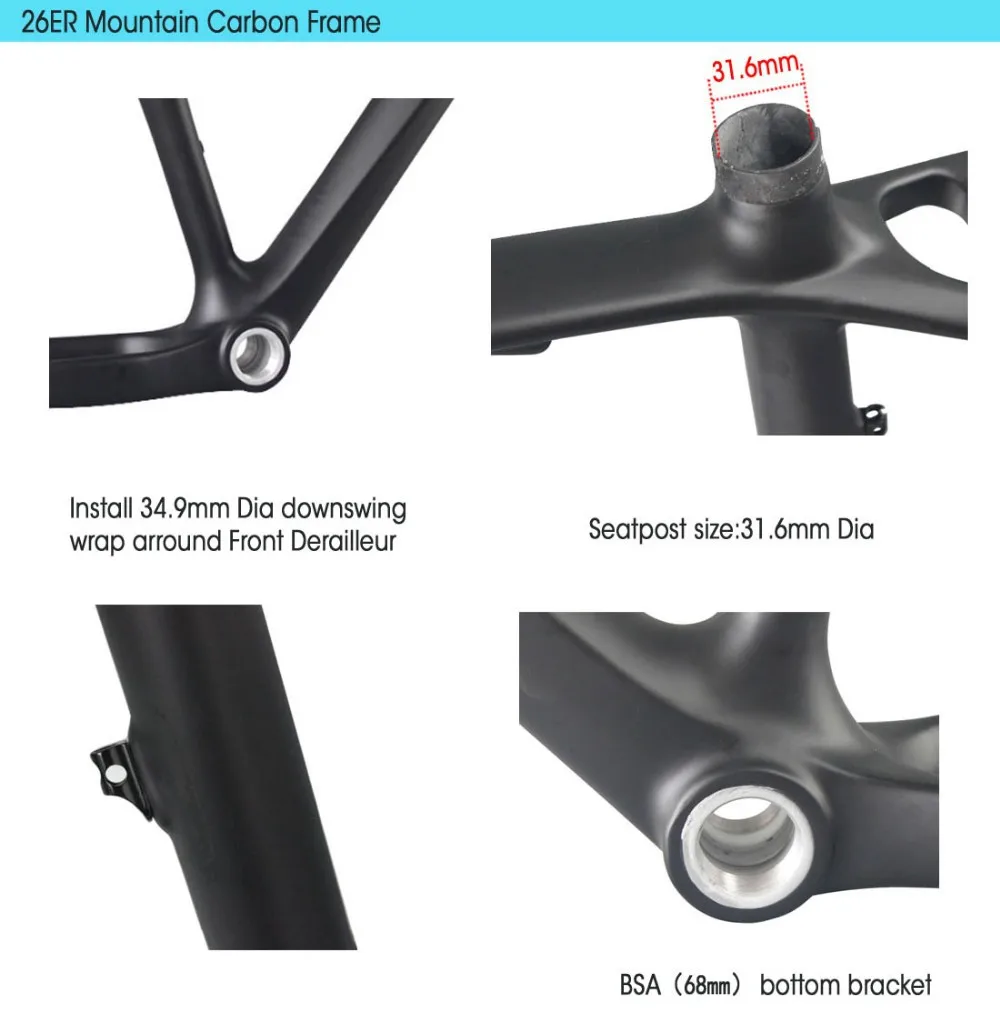 Cheap 2015 New full carbon mtb mountain bike bicycle frame 26" wheel frame 16" included headset 11 Cheap 2015 New full carbon mtb mountain bike bicycle frame 26" wheel frame 16" included headset 11