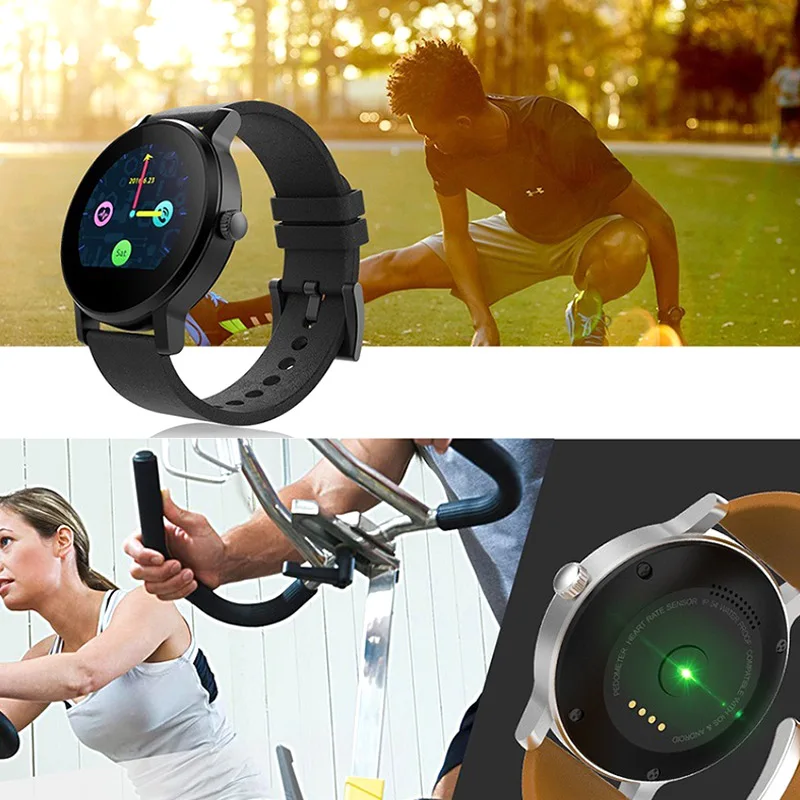 

SMA-09 Smart Bluetooth Watch Phone Call Music Rate Heart Sports Business Monitor for IOS Android XXM8