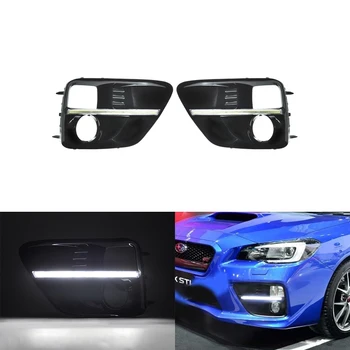 

2x CANbus Sequential LED DRL Daytime Running Light W/ Dynamic Amber Turn Signal Kits For Subaru WRX / WRX STI 2015-2017
