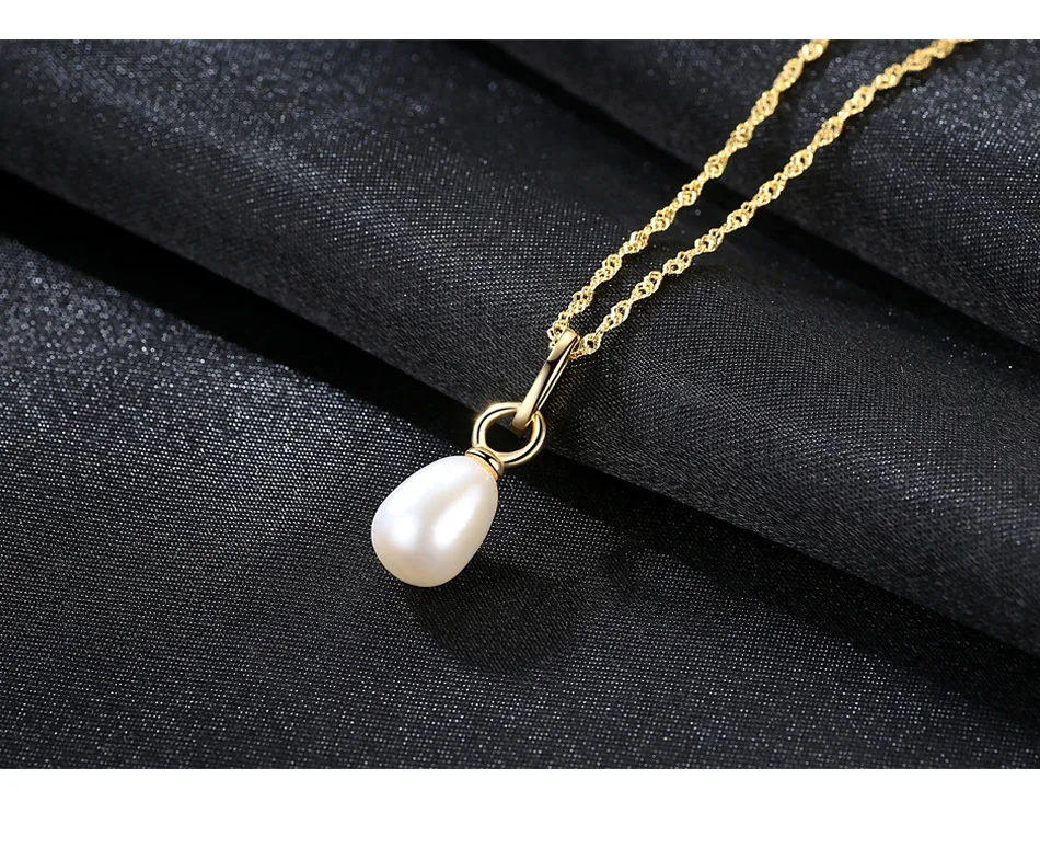 S925 sterling silver necklace pendant natural freshwater pearl pendant gift jewelry LS03 S925 sterling silver necklace pendant natural freshwater pearl pendant gift jewelry LS03