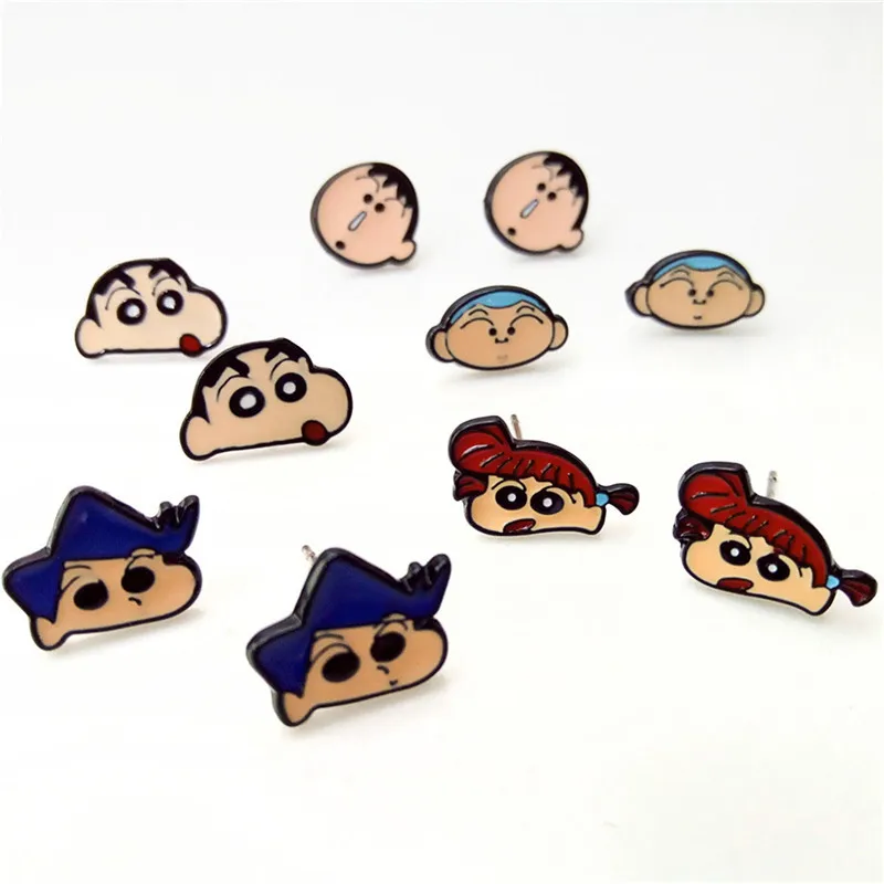 IVYYE Crayon Shin chan модные аниме Мультяшные Серьги Симпатичные животные серьги