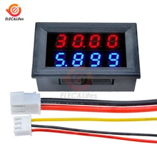 Dc 200v 100v 10a lcd digital tensão medidor de corrente tester ajustável amperímetro voltímetro painel volt amp detector dupla display led
