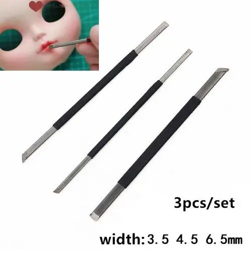 3 шт. BJD doll blyth DIY инструменты режущий нож для макияжа аксессуары кукол набор