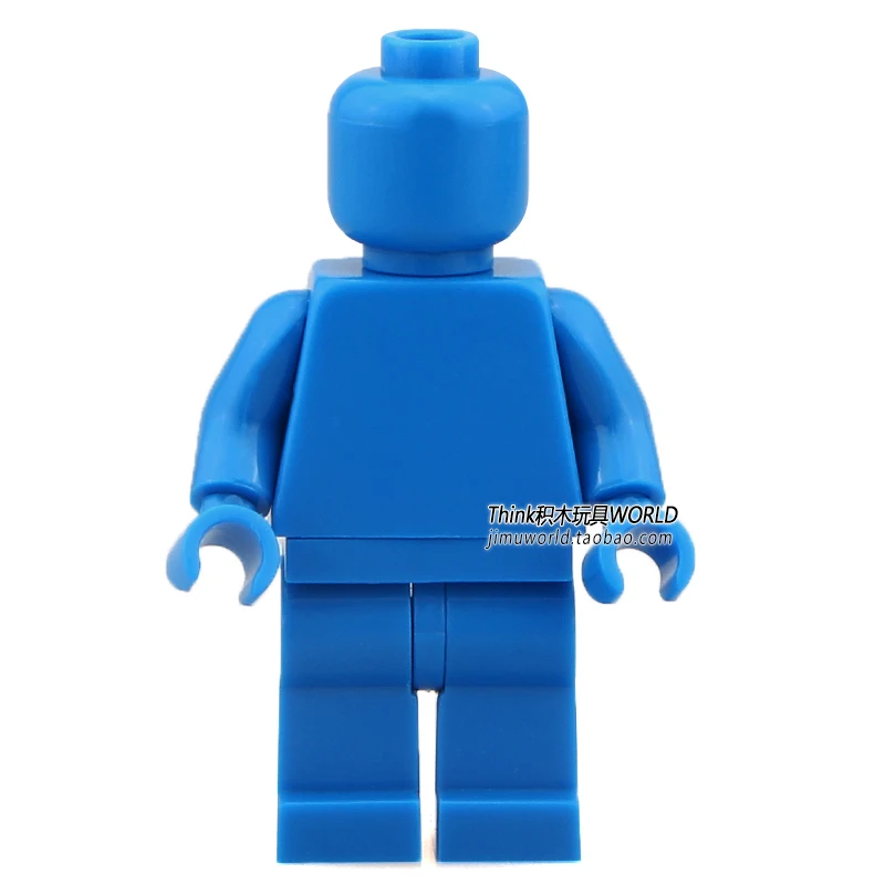 Ограниченные Поставки Пустой Неокрашенной Minifigs для DIY MOC Пользовательские Чистый