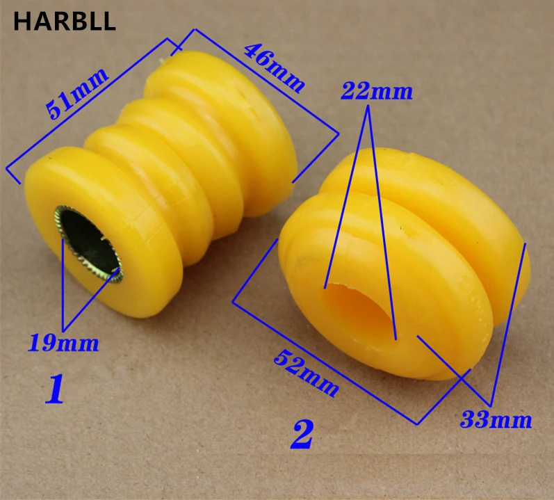 

HARBLL 4PCS Suspension adjustment torsion bar thrust bushing for the Great Wall ZTE Isuzu Gold Cup pickup plastic fasteners