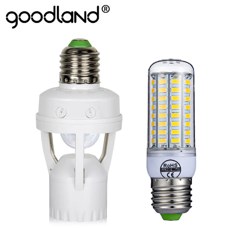 LED Bulb E27 Socket PIR Motion Sensor Lamp Holder Ampoule ... LED Bulb E27 Socket PIR Motion Sensor Lamp Holder Ampoule ...