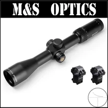 5 PCS/ Marcool EVV 4-16X44 SF FFP Bullet Guns Air Tactical Rangefinder Reticle Rifle Scope With Riflescope Mount For Hunting
