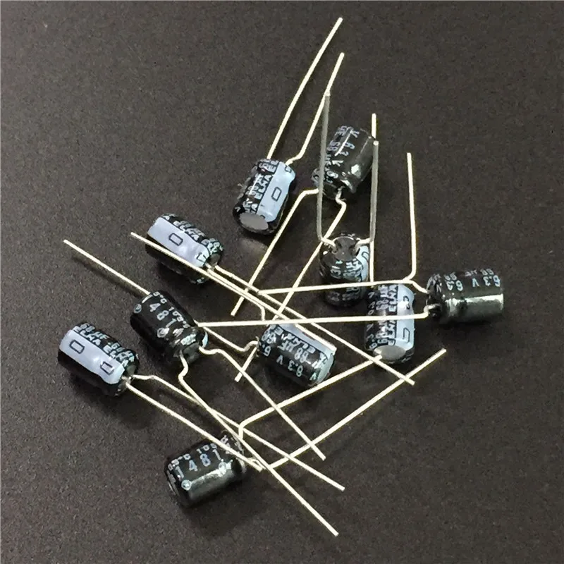 

20pcs 68uF 6.3V ELNA 5x7mm 6.3V68uF Audio Aluminum Electrolytic Capacitor BLACK