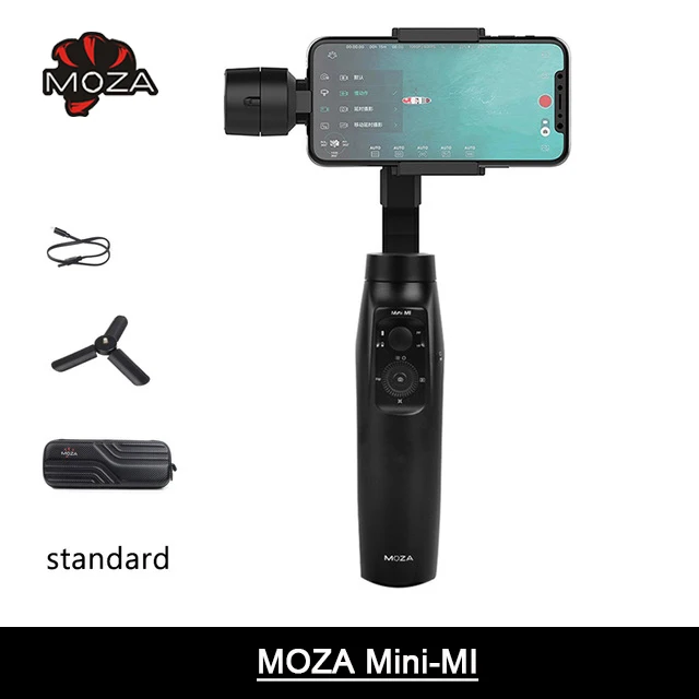 Ручной Стабилизатор для смартфона MOZA MINI MI 3 осевой шарнирный стабилизатор iPhone X