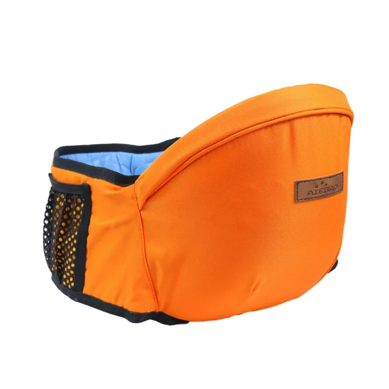 Переноска для младенца стулообразные ходунки для ребенка слинг удерживающий поясной ремень рюкзак группа хипсетов дети хип сиденье США Прямая - Цвет: Оранжевый
