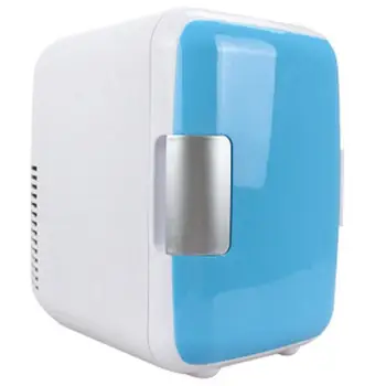 

HOT！-Dual-Use 4L Home Car Use Refrigerators Ultra Quiet Low Noise Car Mini Refrigerators Freezer Cooling Heating Box Fridge