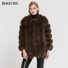 2019 New Women's Real Fox Fur Coat Genuine Natural Fur Jacket Fashion Style Overcoat Lady's Fur Outwear Top Quality S7158B 2019 New Women's Real Fox Fur Coat Genuine Natural Fur Jacket Fashion Style Overcoat Lady's Fur Outwear Top Quality S7158B