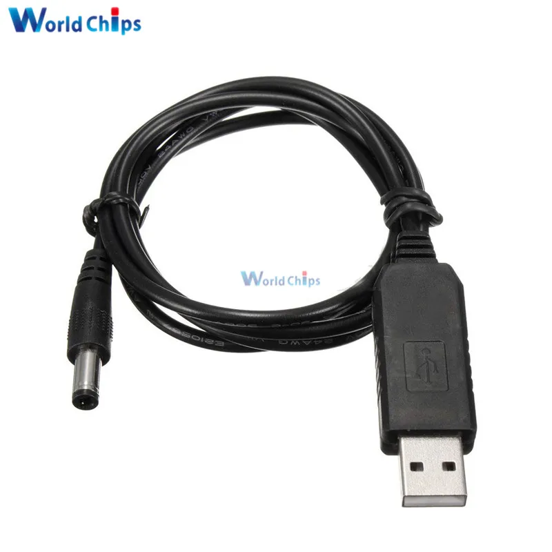 USB 5 В 9 в разъем постоянного тока мм x 2 1 Повышающий Модуль питания кабель
