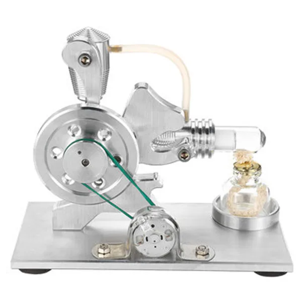 

DIY Mini Air Stirling Engine Generator Motor Model Educational Steam Power Toy