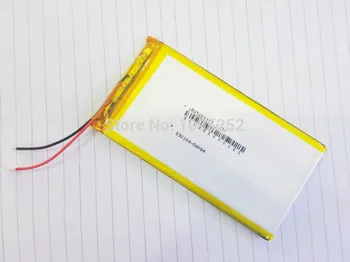 

3.7V 5000 mAh Polymer rechargeable Lithium Li Battery For GPS ipod Tablet PC Mobiles Backup Power 6560110