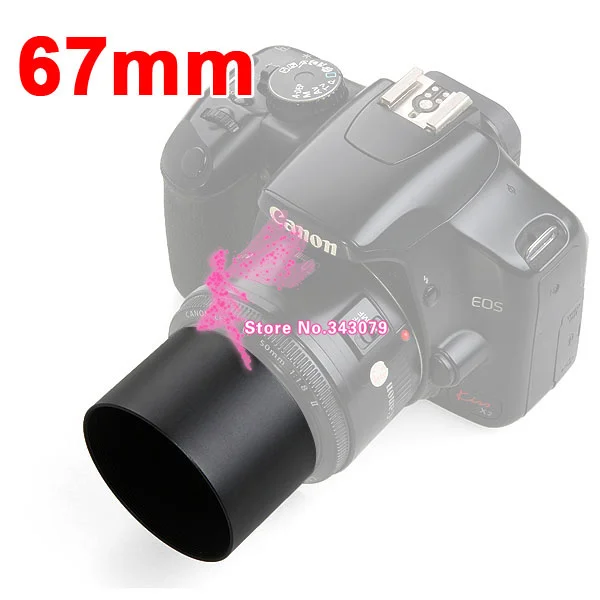 

NEW Metal 67mm 67 Tele Telephoto Lens Hood Shade
