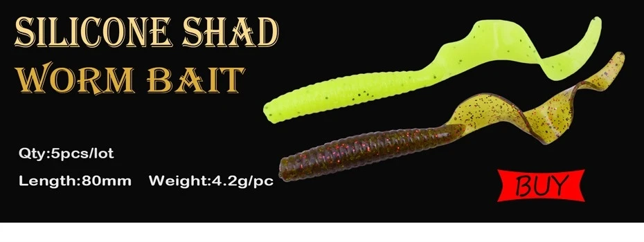 Proleurre 80 мм 110 мм Jig swim Shad Рыболовная Снасть искусственные рыболовные приманки Яркая Мягкая приманка черви Силиконовые Рыболовные воблеры