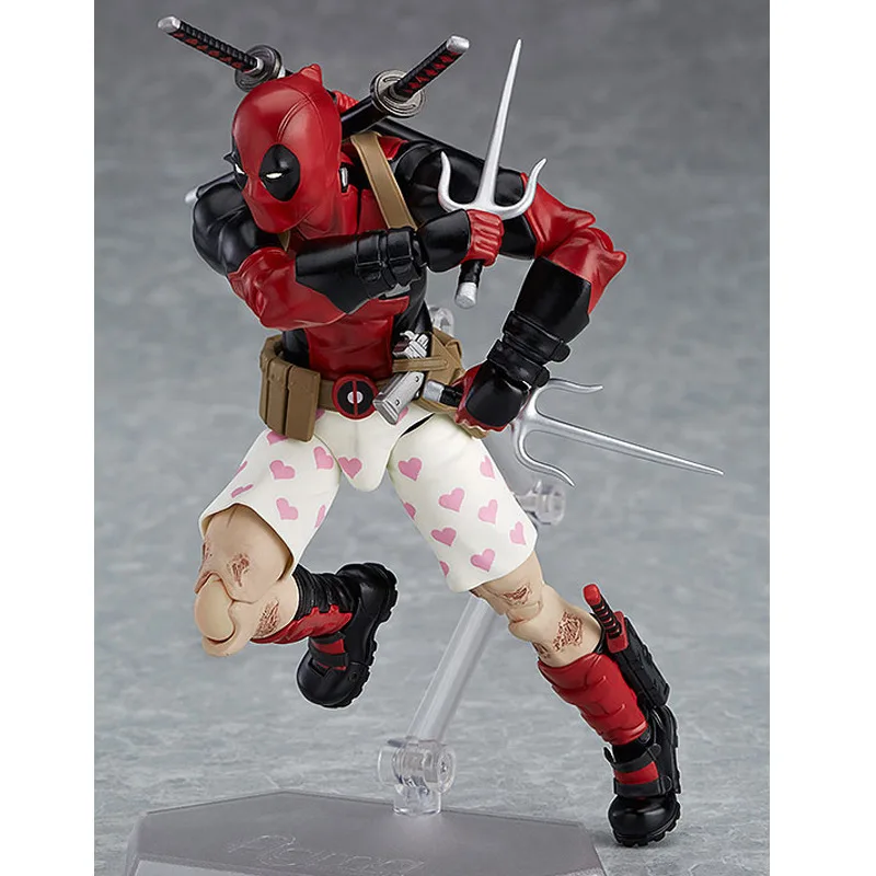 Марвел 15 см телефон &quotДэдпул&quot Figma EX 042 Дэдпул DX Ver Super Hero BJD фигурка модель