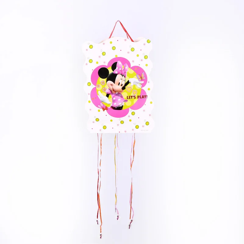 40*29 см мультяшная тема pinata Minne Mouse для вечеринок складывающиеся 6 детская игра