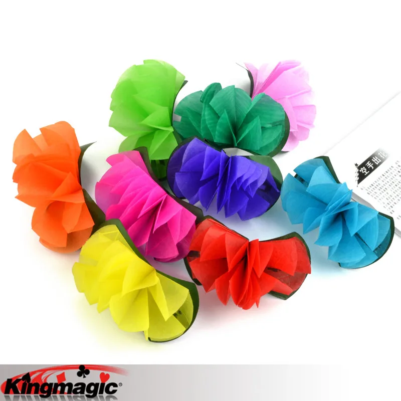 

Appear Flower From Empty Hand Free Shipping King Magic Tricks Props Toys Email Video To You