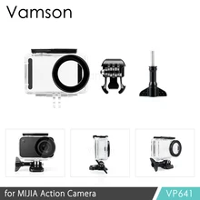 Vamson Для Сяо mi Цзя Дайвинг Водонепроницаемый чехол для mi Цзя спортивные Камера случае Экшн-камера 4 K защитный Корпус VP641