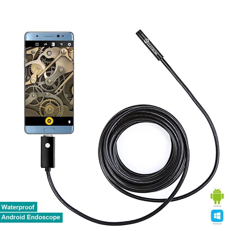 Elecrow 8mm Endoscope OTG Compatible Micro USB Smartphone Wire Camera