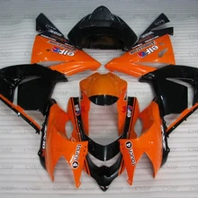 ZX-10r 2004-2005 мотоциклов обтекателя Для Kawasaki ZX10r 04 тела Наборы ZX-10r 2005 оранжевые черные обтекатели
