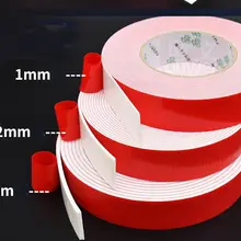 1 мм-3 мм Толщина белая супер сильная двусторонняя клейкая лента пена Двухсторонняя клейкая лента самоклеющаяся клейкая лента