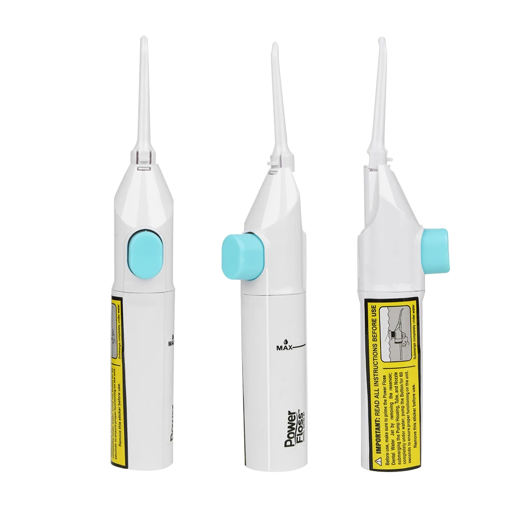 

1PC Portable Air Dental Hygiene Floss Oral Irrigator Dental Water Jet Cleaning Tooth Mouthpiece Mouth Denture Clean No Batteries