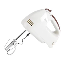100 Вт 220 В Электрический белое яйцо ручной миксер 7 скоростей молоко Frother пенообразователь пирог Кухня инструменты