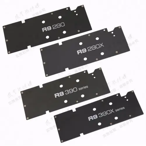 

New Original for R9 290 290X 390 390X Graphics card backplane aluminum metal with mounting screws