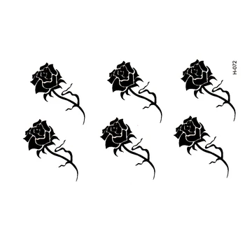 

black rose waterproof temporary tattoos tatuajes temporales glitter tattoo sleeve tatoo makeup xha tatuagem tatto henna