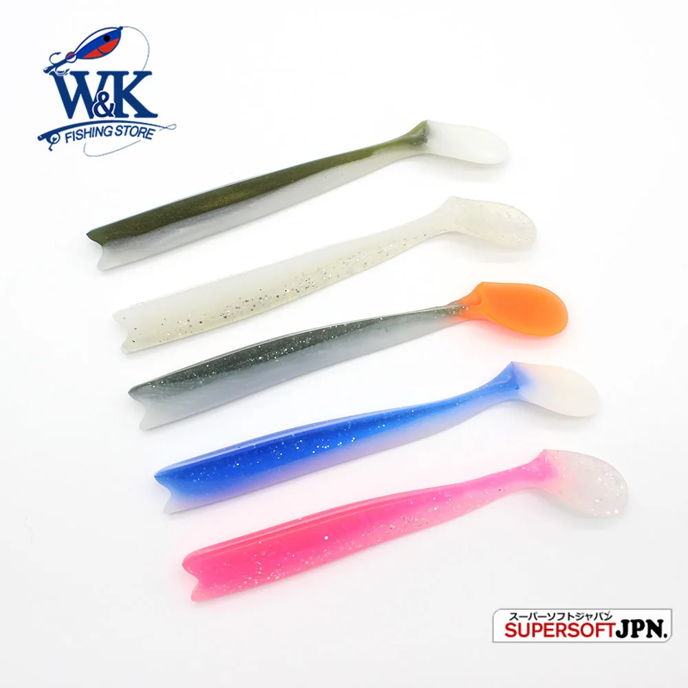 W&K 11CM/4.3 Inch Soft Bait at Flexible Vinyle Swimbait SAYORI Shad Tail lures 4pcs/pk soft fishing lures W&K 11CM/4.3 Inch Soft Bait at Flexible Vinyle Swimbait SAYORI Shad Tail lures 4pcs/pk soft fishing lures