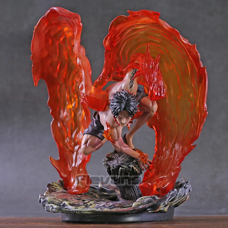 

Anime One Piece Portgas D Ace Battle Ver. PVC Figure Statue Collectible Model Toy