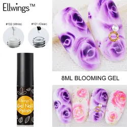 Ellwings Цветущий эффект гель лак для ногтей Blossom гель лак Magic Профессиональный лак Soak Off UV Led длительный Vernis