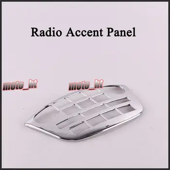 

For Honda 2001-2011 GL1800 Goldwing Radio Accent Panel Plastic Chrome High Quality Motorcycle Parts