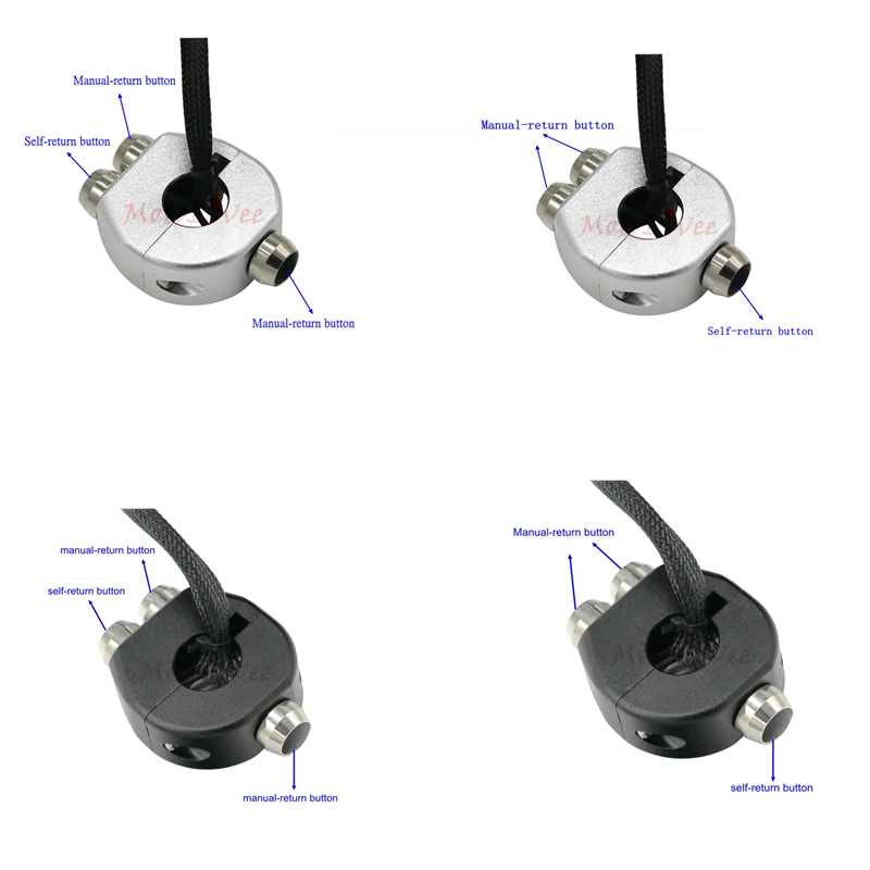 MotoLovee 22 мм 7/" мотоциклетные переключатели с ЧПУ из алюминиевого сплава на руль, крепление на руль, фара, кнопка пуска, кнопка сброса рупоров