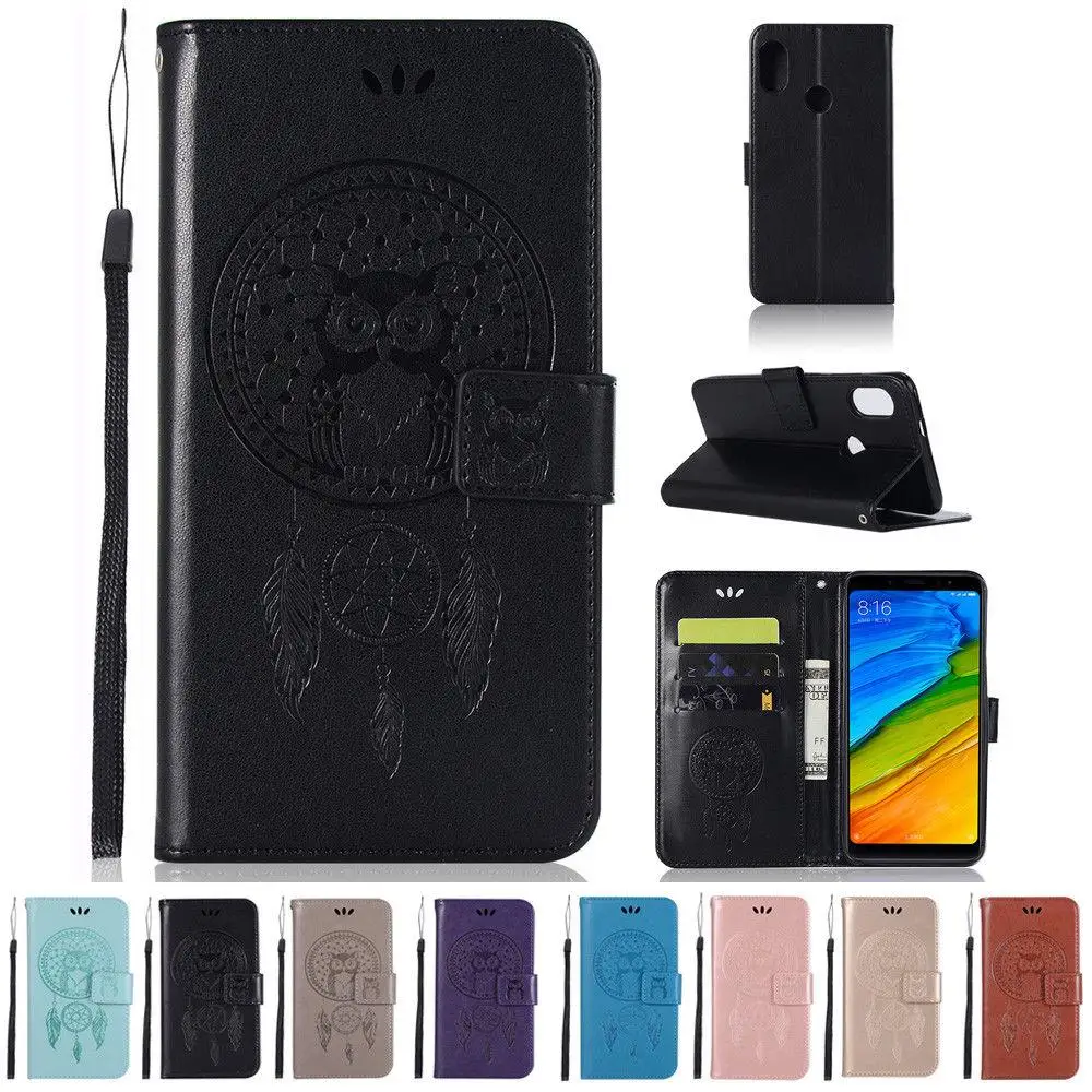Для Xiaomi Redmi Note 5 Pro новый список модный роскошный с магнитной застежкой тонкий Сова