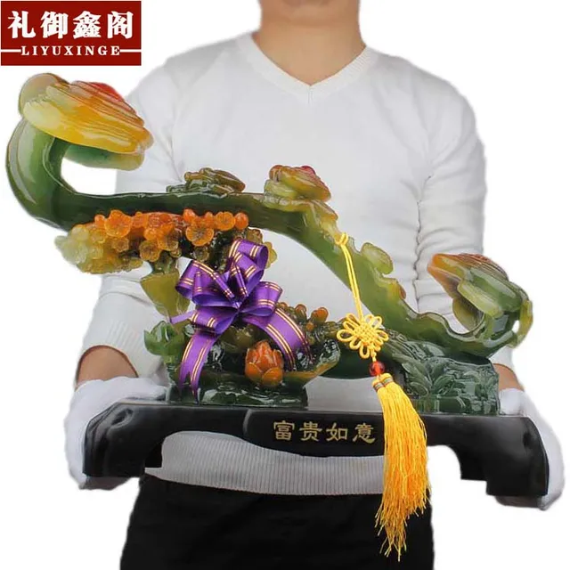 the wedding gift rich jade ornaments festival opening office gifts