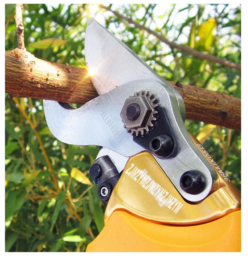 Новые JT-3 электрические ножницы для обрезки фруктовых деревьев 40 в аккумуляторные энергосберегающие садовые филиалы ножницы высокие ветви ножницы 3 см