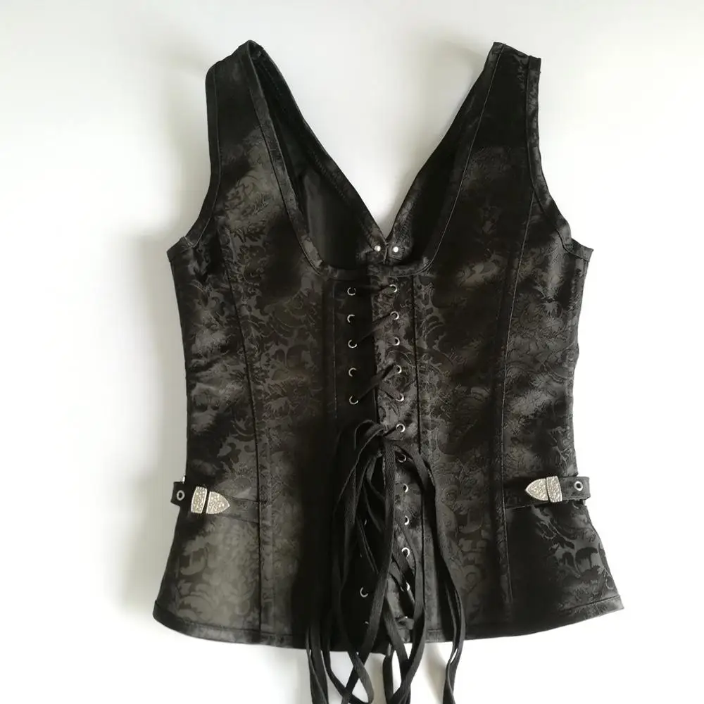 buckle steampunk corset back