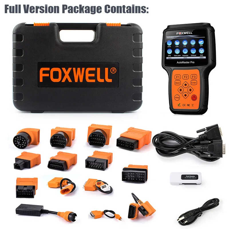 Foxwell NT644 Pro все системы OBD сканер ABS подушка безопасности Трансмиссия DPF масляный Сервис Сброс Авто диагностический инструмент ODB OBD2 сканер - Цвет: Full Version