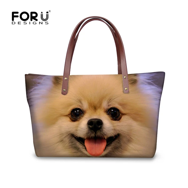 Forudesigns/померанский шпиц сумки Для женщин Сумки собака Леди Сумки Tote Сумки путешествия Креста тела сумка для женщины Bolsas feminina - Цвет: W276AL