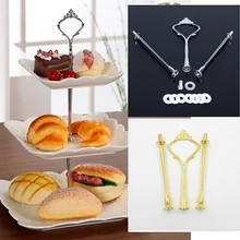 1 комплект 2 или 3 уровня Свадебная вечеринка для выкладывания выпечки плиты Стенд сладости лоток кекс 10WG
