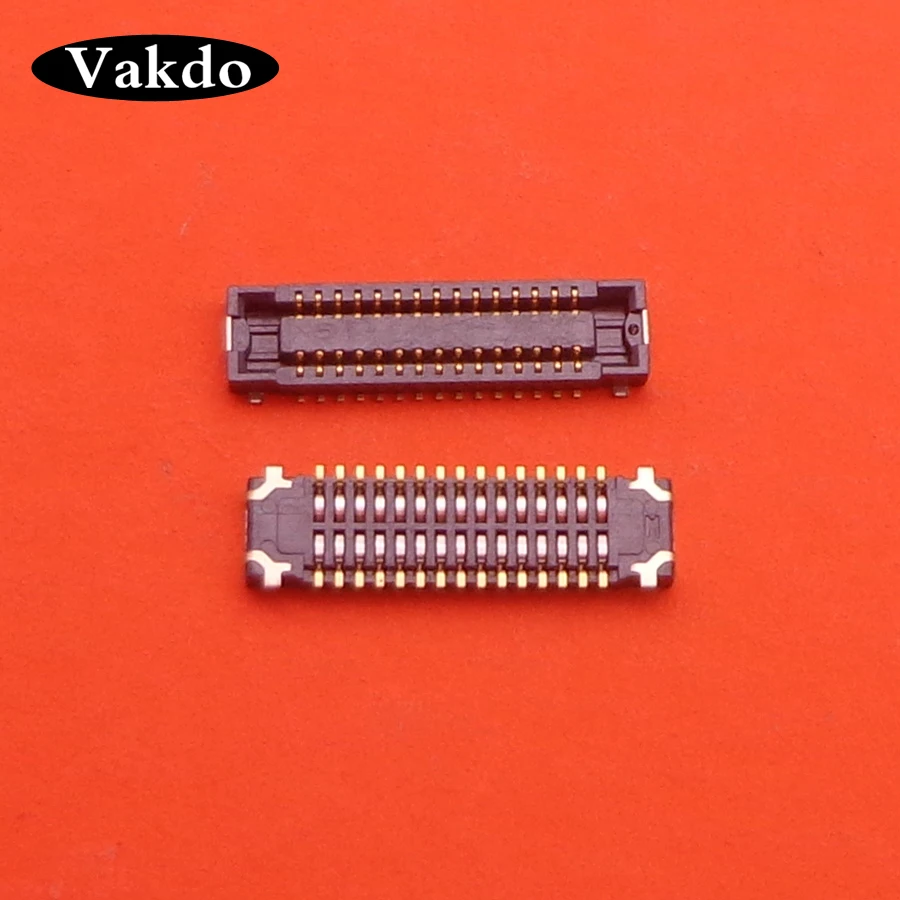 

2pcs/lot LCD display FPC Connector Port Plug on mainboard For ASUS Zenfone 2 ZF2 ZE550ML ZE551ML Z00AD 30pin part