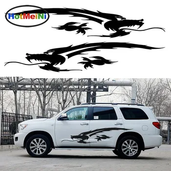 

HotMeiNi 2X Ancient Sacred Chinese Dragon Totem Stripe Roared Car Styling Accessories Car Body Sticker JDM Vinyl Decal 200*39cm
