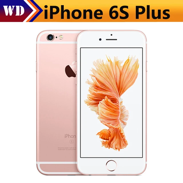 

Original Unlocked Apple iPhone 6S Plus 4G LTE Mobile phone 5.5'' 12MP 2G RAM 16/64/128G ROM Dual Core Camera Cell Phones