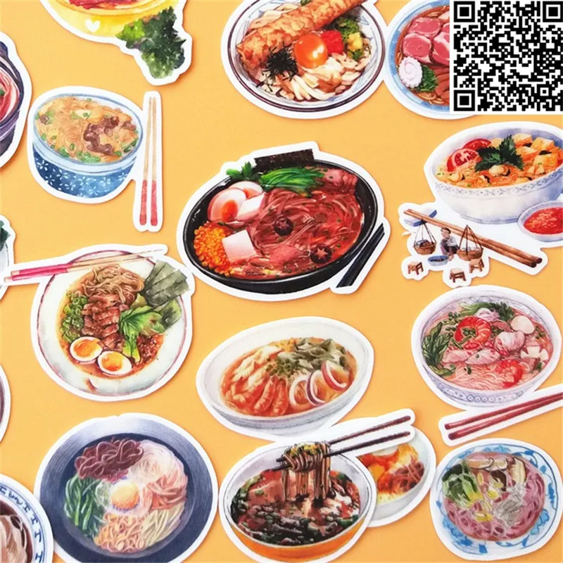 

36 Pcstasty food Sticker for Luggage Skateboard Phone Laptop Moto Bicycle Wall Guitar/Eason Stickers/DIY Scrapbooking