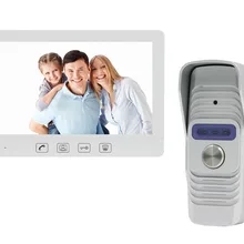 HD 10," экран Видео дверной телефон домофон поддержка Дополнительная камера+ 700TVL HD разблокировка наружная CCD камера 1V1