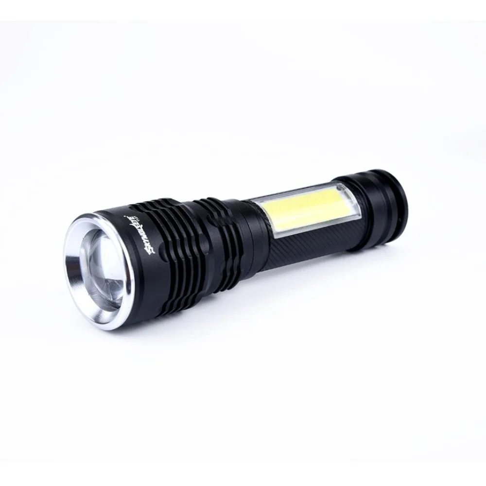 3800лм XML-T6/Q5+ COB светодиодный фонарик портативный мини фонарик с зумом используется AA 14500 18650 батарея в жизни фонарь